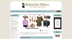 Desktop Screenshot of behindthewillowsstore.com